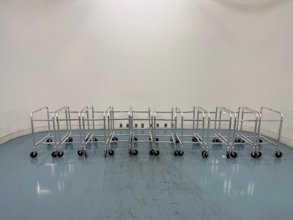Image of Global Industrial NSF Aluminum Lug Carts - Quantity 9